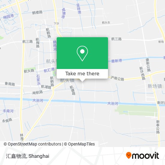 汇鑫物流 map