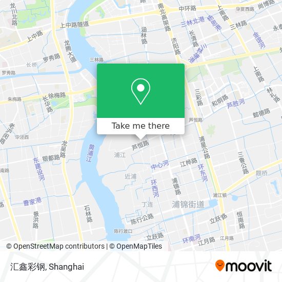 汇鑫彩钢 map