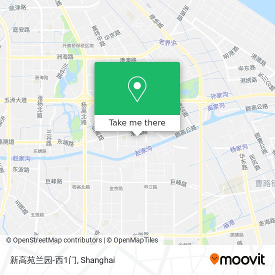 新高苑兰园-西1门 map