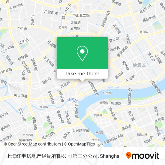 上海红申房地产经纪有限公司第三分公司 map