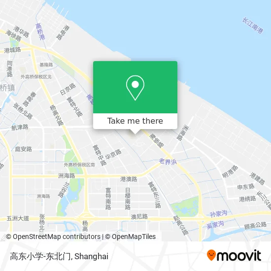 高东小学-东北门 map