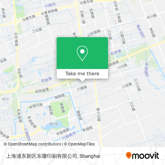 上海浦东新区东珊印刷有限公司 map