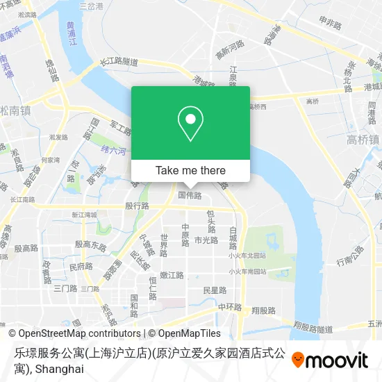 乐璟服务公寓(上海沪立店)(原沪立爱久家园酒店式公寓) map