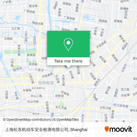 上海松东机动车安全检测有限公司 map