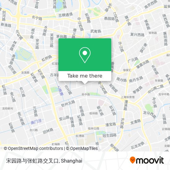 宋园路与张虹路交叉口 map