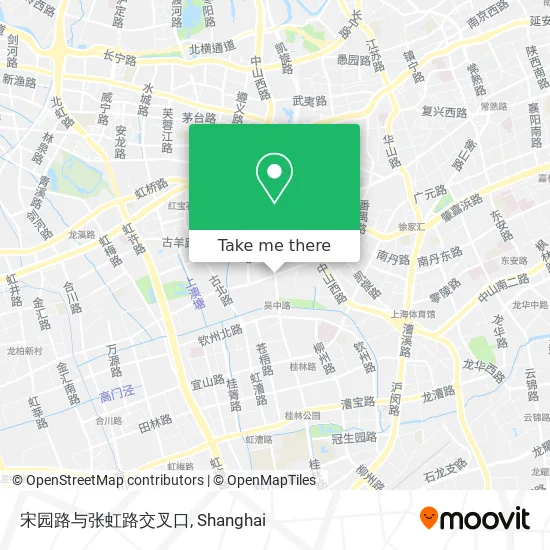 宋园路与张虹路交叉口 map