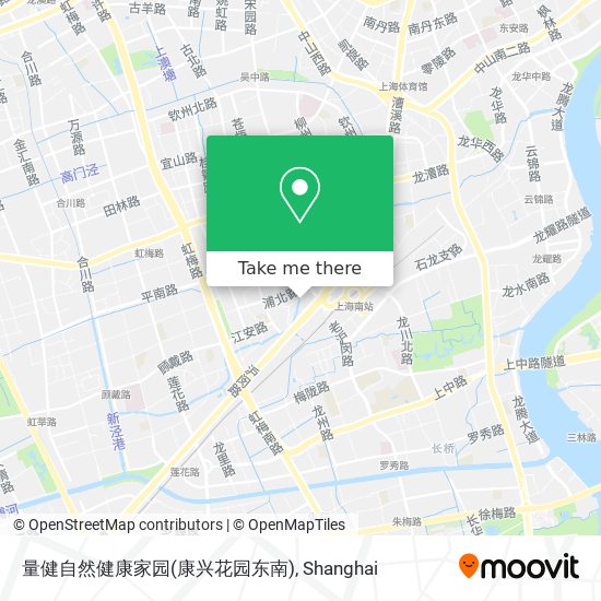 量健自然健康家园(康兴花园东南) map