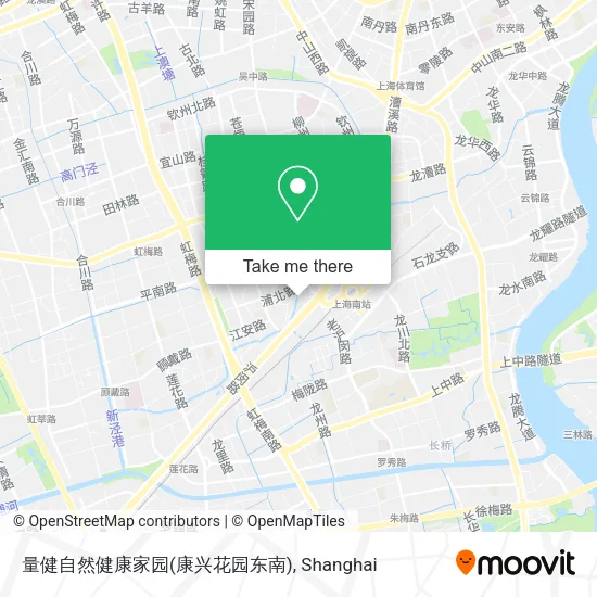 量健自然健康家园(康兴花园东南) map