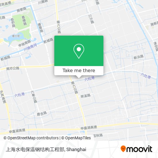 上海水电保温钢结构工程部 map