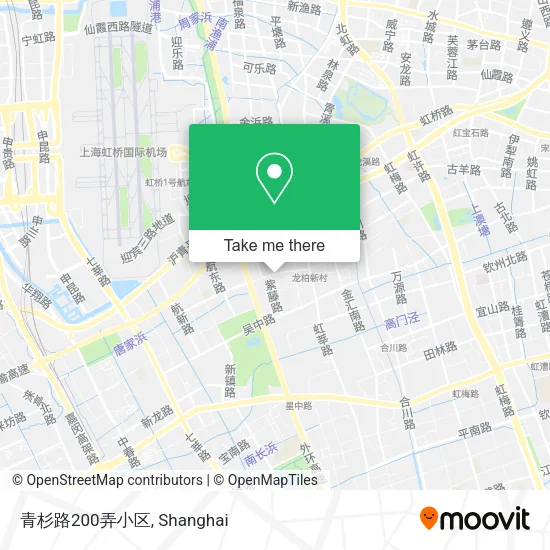 青杉路200弄小区 map