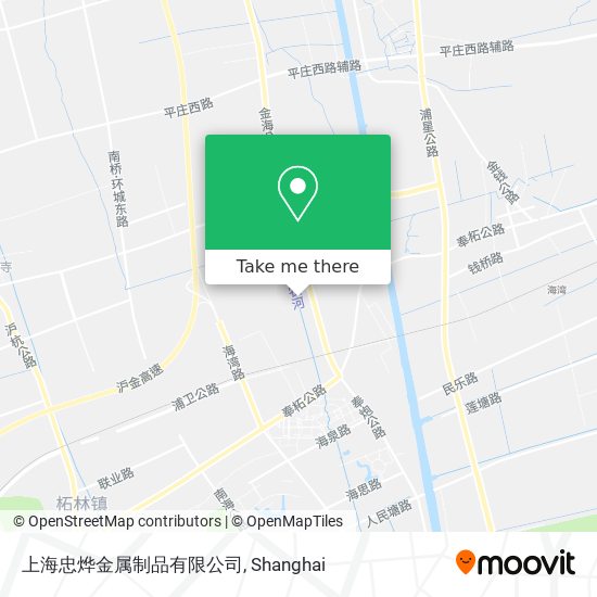 上海忠烨金属制品有限公司 map