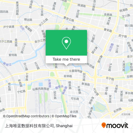 上海唯蓝数据科技有限公司 map
