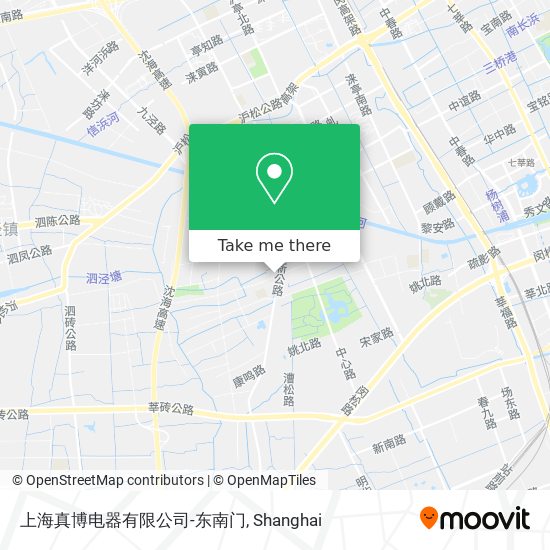 上海真博电器有限公司-东南门 map