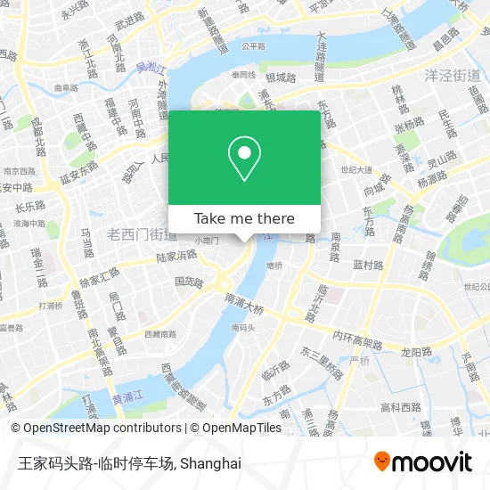 王家码头路-临时停车场 map