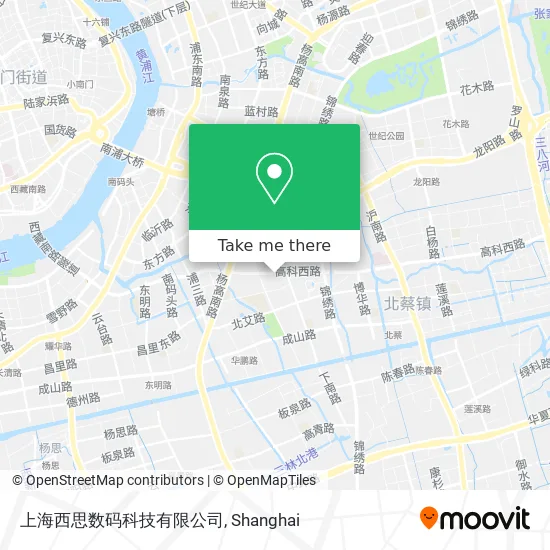 上海西思数码科技有限公司 map