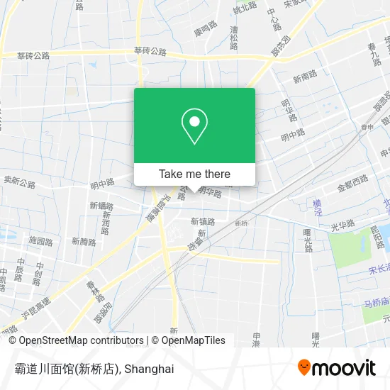 霸道川面馆(新桥店) map