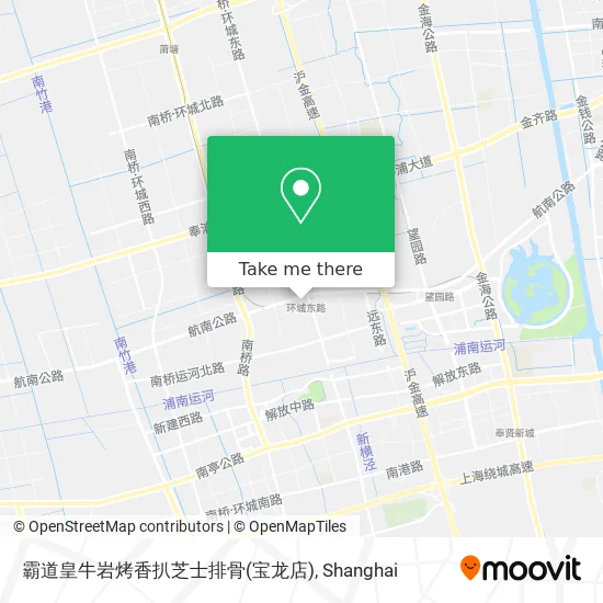 霸道皇牛岩烤香扒芝士排骨(宝龙店) map