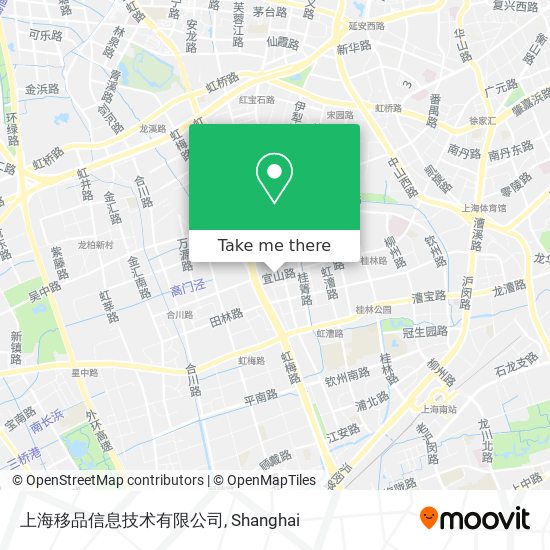 上海移品信息技术有限公司 map