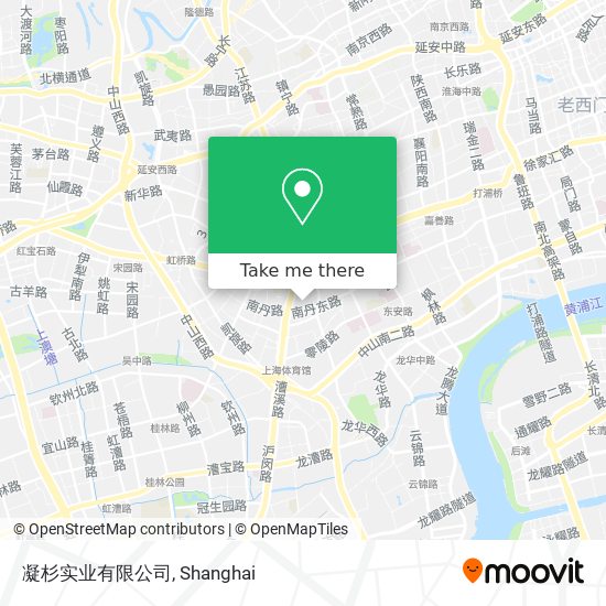 凝杉实业有限公司 map