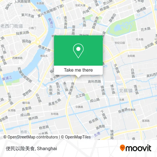 便民以险美食 map