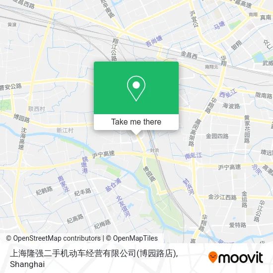 上海隆强二手机动车经营有限公司(博园路店) map