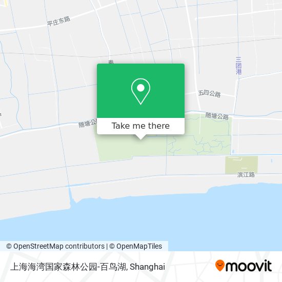 上海海湾国家森林公园-百鸟湖 map
