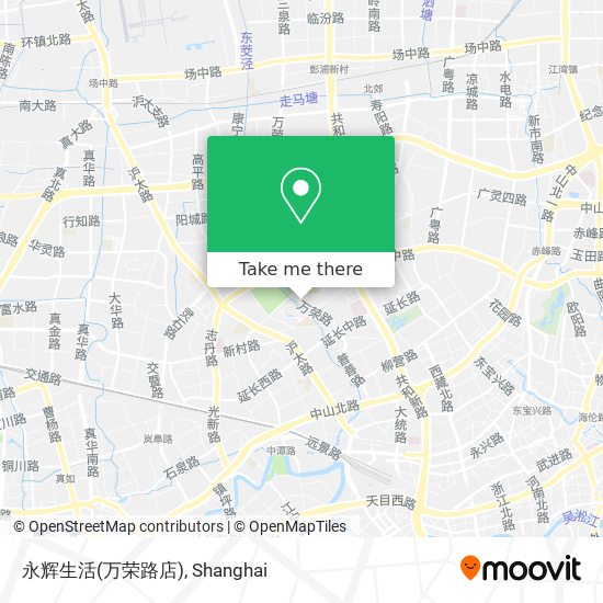 永辉生活(万荣路店) map