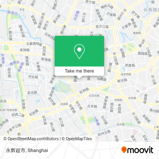 永辉超市 map