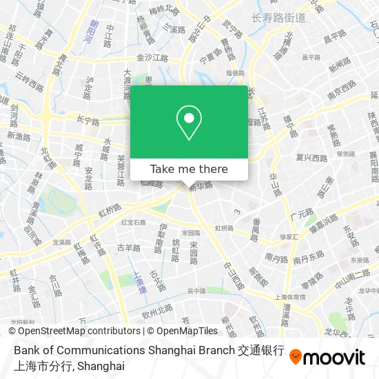 Bank of Communications Shanghai Branch 交通银行 上海市分行 map