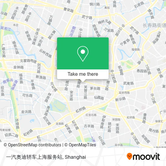 一汽奥迪轿车上海服务站 map