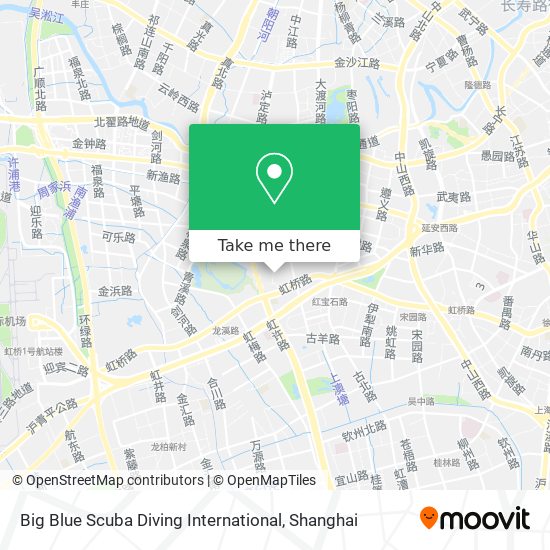 Big Blue Scuba Diving International map