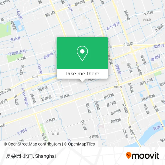 夏朵园-北门 map