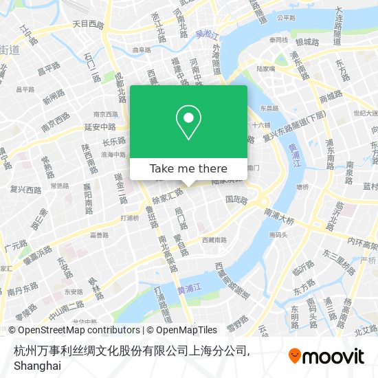 杭州万事利丝绸文化股份有限公司上海分公司 map
