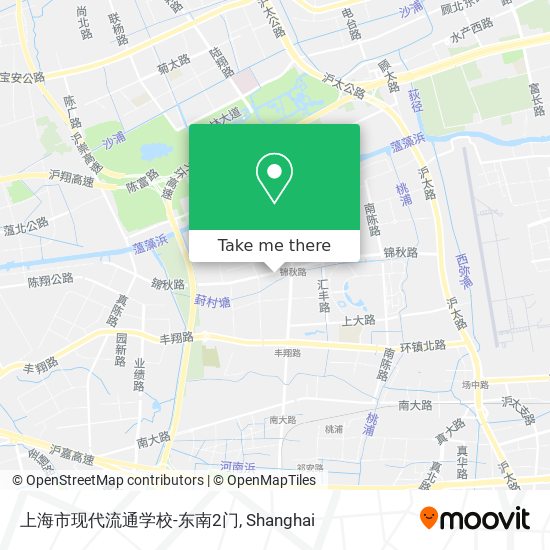 上海市现代流通学校-东南2门 map