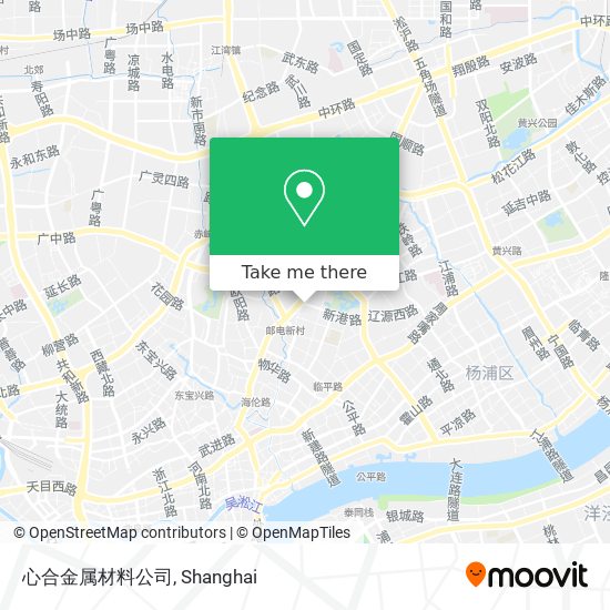 心合金属材料公司 map