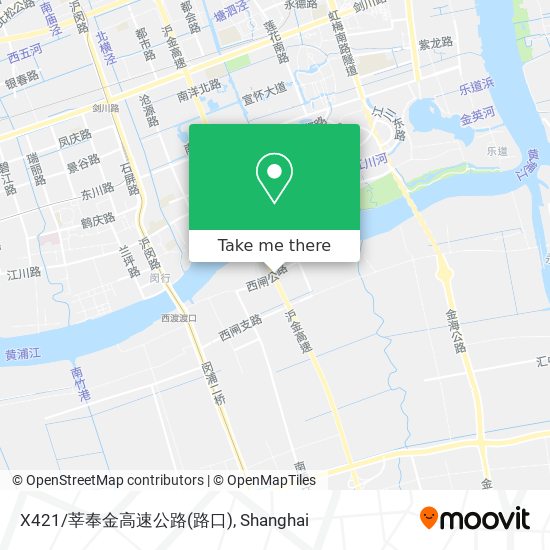 X421/莘奉金高速公路(路口) map
