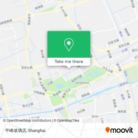 平峰玻璃店 map