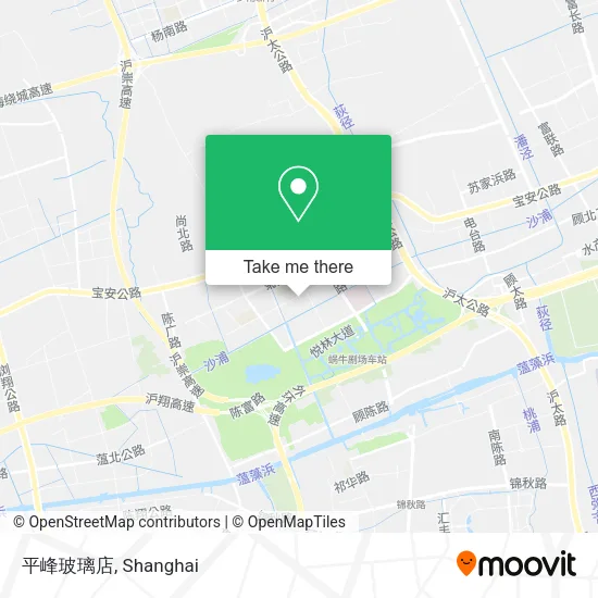 平峰玻璃店 map