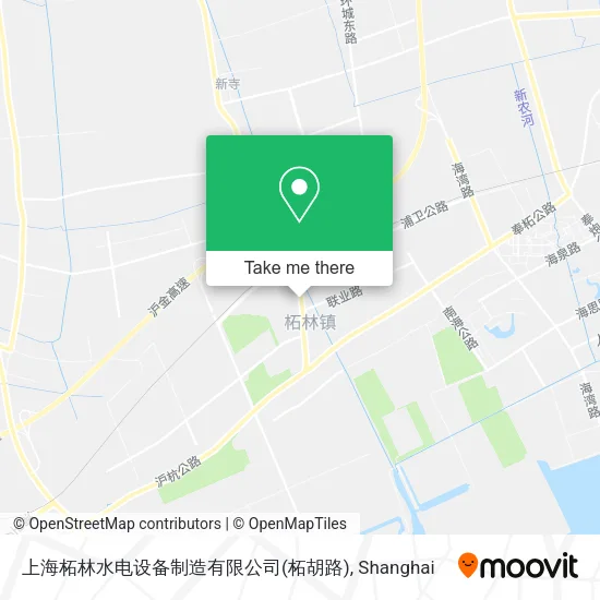上海柘林水电设备制造有限公司(柘胡路) map