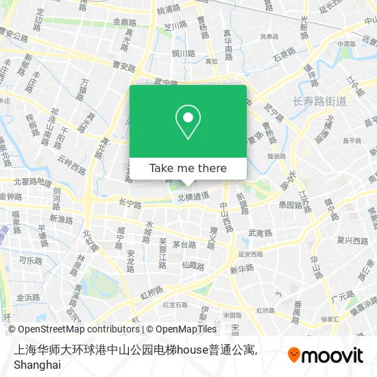 上海华师大环球港中山公园电梯house普通公寓 map