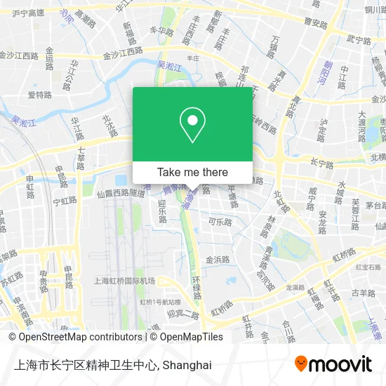上海市长宁区精神卫生中心 map