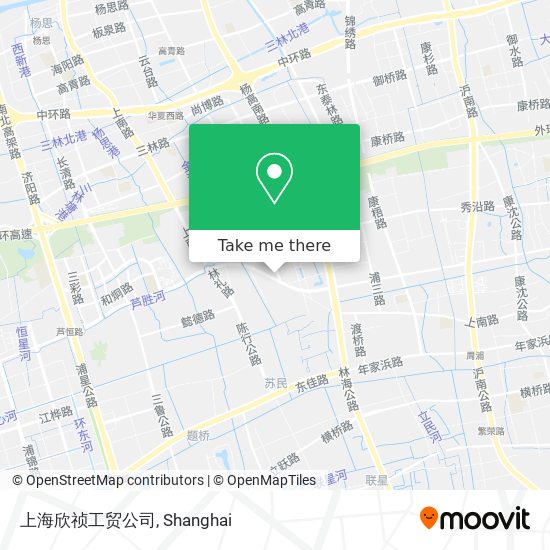 上海欣祯工贸公司 map