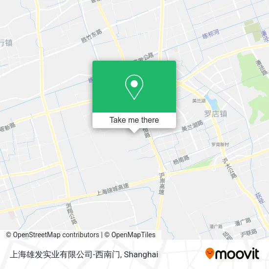 上海雄发实业有限公司-西南门 map