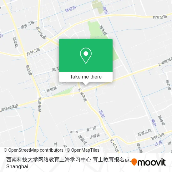 西南科技大学网络教育上海学习中心       育士教育报名点 map