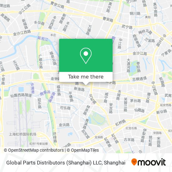 Global Parts Distributors (Shanghai) LLC map