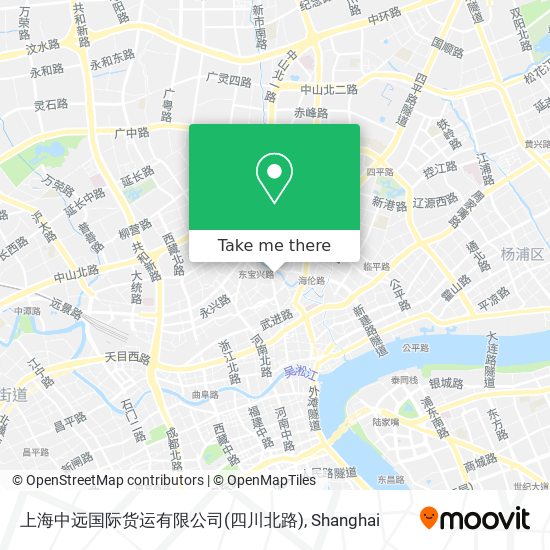 上海中远国际货运有限公司(四川北路) map