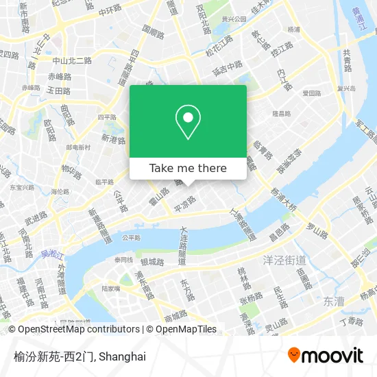 榆汾新苑-西2门 map