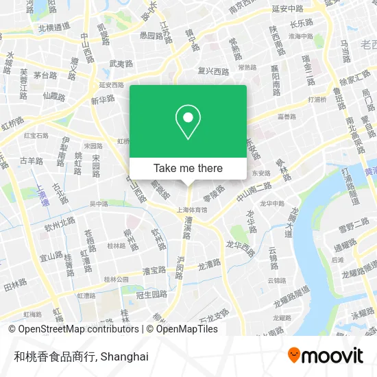 和桃香食品商行 map