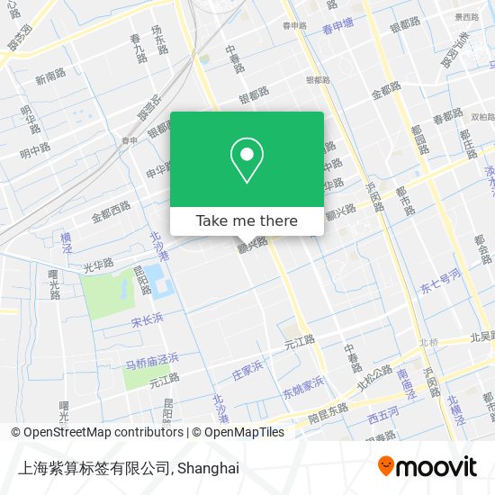 上海紫算标签有限公司 map