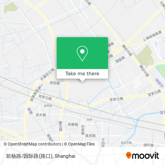 前杨路/园际路(路口) map